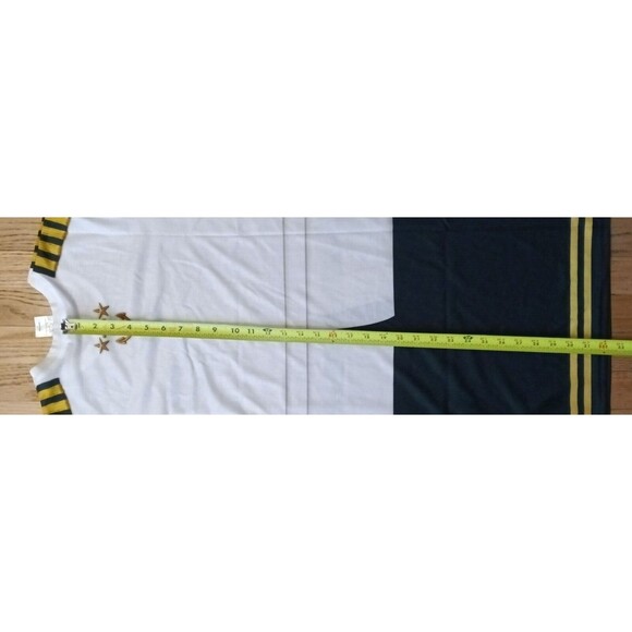 “Faux Real” Womens Small Dress Up Captain Halloween Costume Photorealistic Shirt - Picture 4 of 7